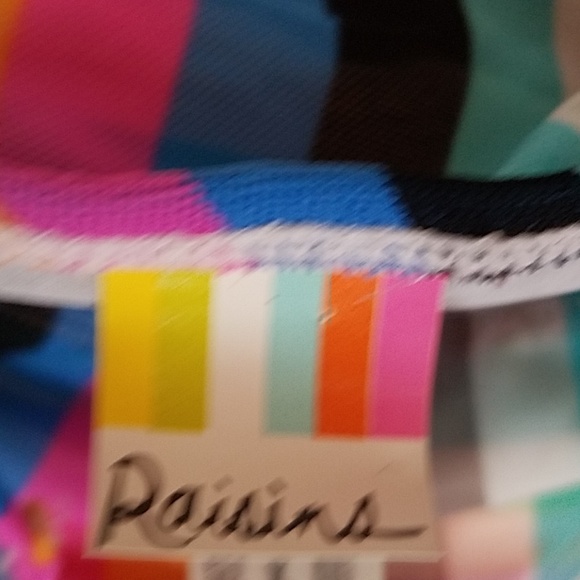 NEW Raisins 🌈Bikini Plaid Rainbow Bottoms - Picture 5 of 7